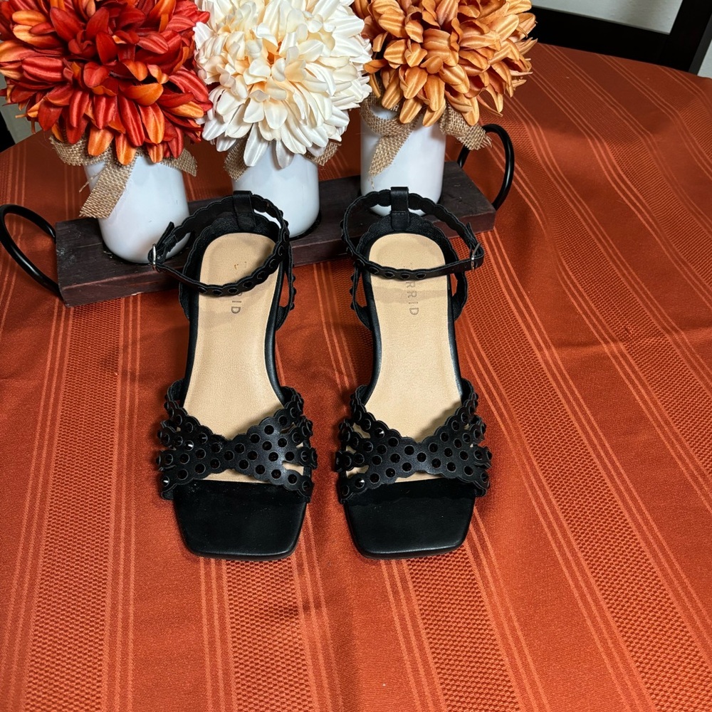 Torrid Black Women's Sandals with Cut-Out Design